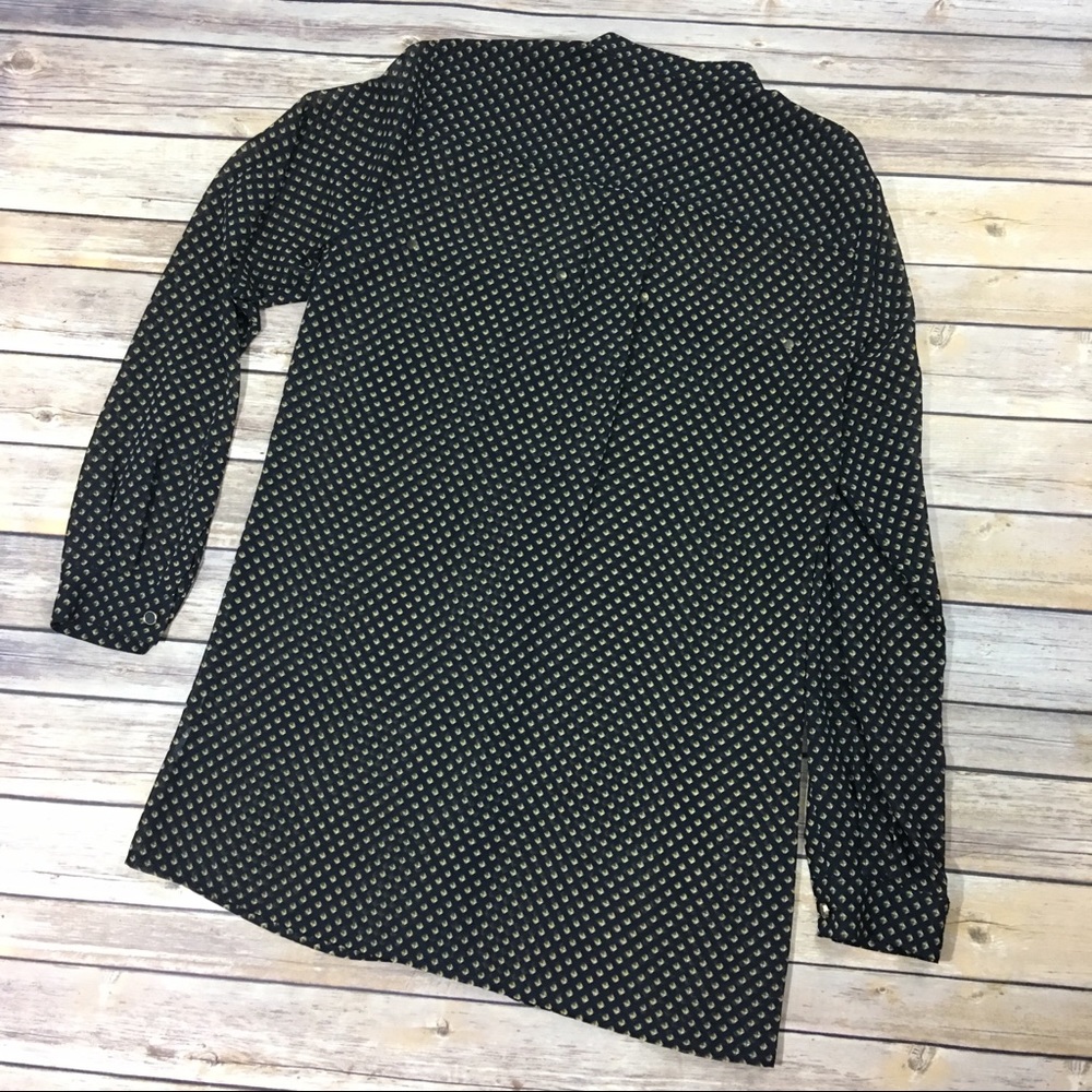 Michael Michael Kors Sheer Patterned Button Down - image 4